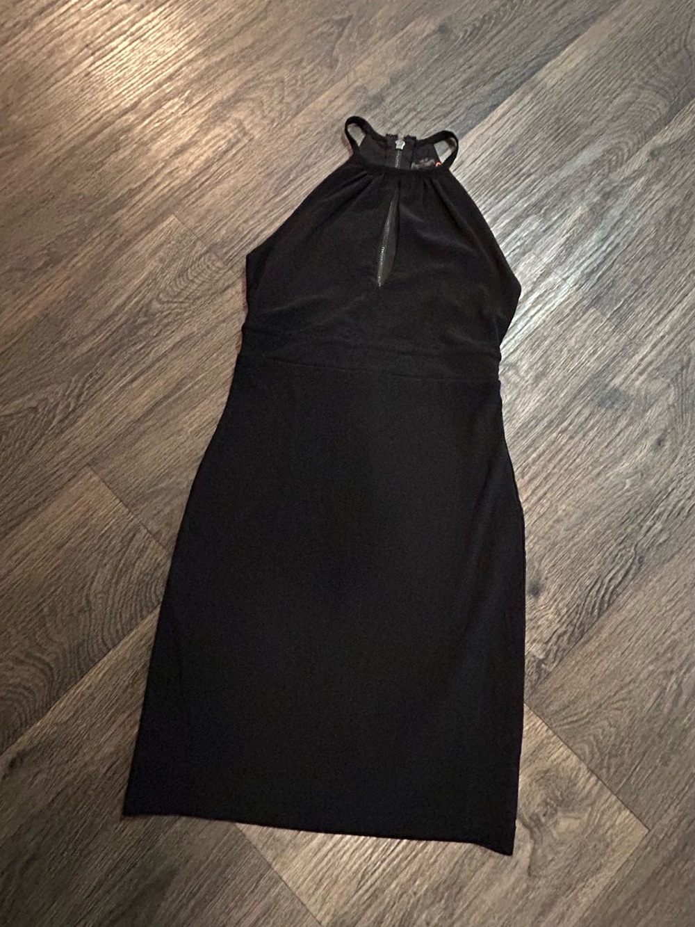 Guess Black Halter Mini Dress